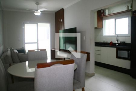 sala de apartamento para alugar com 2 quartos, 78m² em Vila Caiçara, Praia Grande