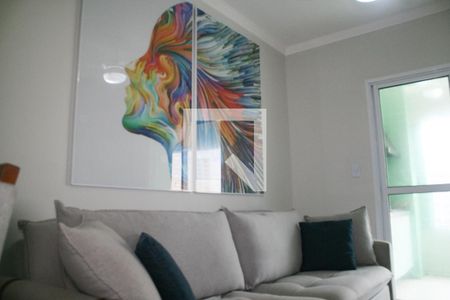 Sala de apartamento para alugar com 2 quartos, 78m² em Vila Caiçara, Praia Grande