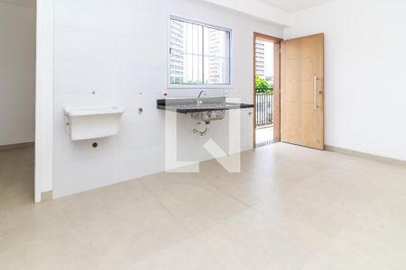 Cozinha de apartamento à venda com 2 quartos, 43m² em Vila Anastácio, São Paulo