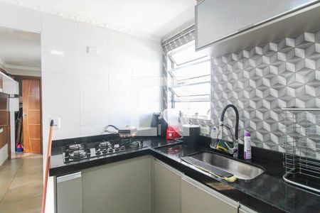 Cozinha de apartamento à venda com 2 quartos, 45m² em Conjunto Habitacional Teotonio Vilela, São Paulo