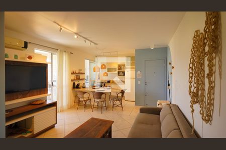 Sala de apartamento para alugar com 2 quartos, 72m² em Trindade, Florianópolis