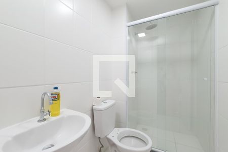 Banheiro Social de apartamento para alugar com 2 quartos, 44m² em Vila Santa Luzia, São Bernardo do Campo