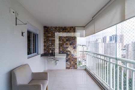 Varanda da Sala de apartamento à venda com 2 quartos, 76m² em Parque Reboucas, São Paulo