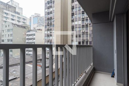 Varanda do Studio de kitnet/studio à venda com 1 quarto, 23m² em Consolação, São Paulo
