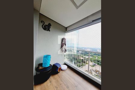 Varanda da Sala de apartamento à venda com 2 quartos, 77m² em Vila Pirajussara, São Paulo