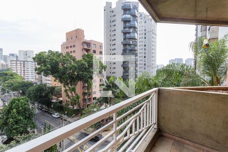 Varanda de apartamento à venda com 4 quartos, 180m² em Indianópolis, São Paulo