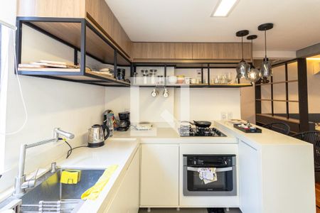 Cozinha de apartamento à venda com 2 quartos, 51m² em Vila Nova Conceição, São Paulo