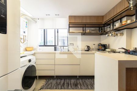 Cozinha de apartamento à venda com 2 quartos, 51m² em Vila Nova Conceição, São Paulo