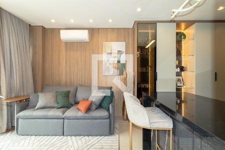 Sala de apartamento à venda com 1 quarto, 46m² em Itaim Bibi, São Paulo