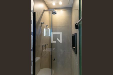 Banheiro da Suíte de apartamento à venda com 1 quarto, 46m² em Itaim Bibi, São Paulo