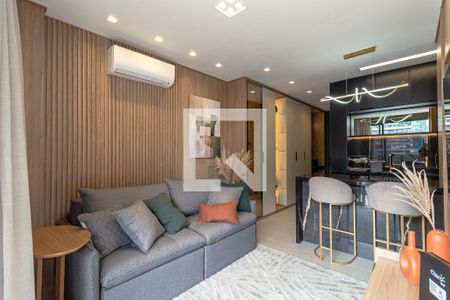 Sala de apartamento à venda com 1 quarto, 46m² em Itaim Bibi, São Paulo