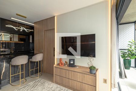 Sala de apartamento à venda com 1 quarto, 46m² em Itaim Bibi, São Paulo