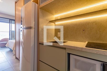 Cozinha de kitnet/studio à venda com 1 quarto, 25m² em Vila Clementino, São Paulo