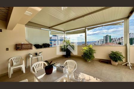 Terraço de apartamento à venda com 4 quartos, 260m² em Buritis, Belo Horizonte