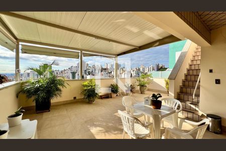 Terraço de apartamento à venda com 4 quartos, 260m² em Buritis, Belo Horizonte