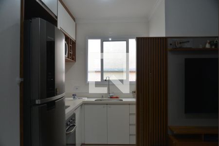 Cozinha de apartamento à venda com 2 quartos, 100m² em Vila Tibiriçá, Santo André