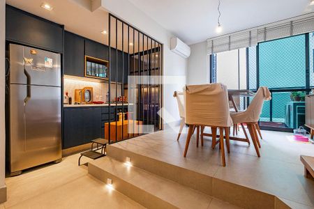Sala/Cozinha de apartamento à venda com 1 quarto, 71m² em Paraíso, São Paulo