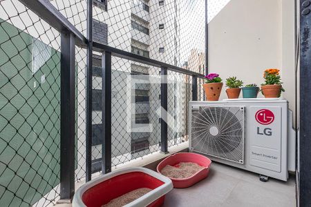 Varanda de apartamento à venda com 1 quarto, 71m² em Paraíso, São Paulo