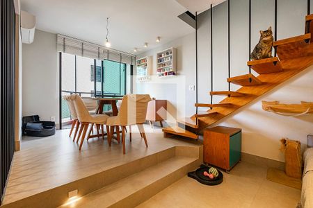 Sala/Cozinha de apartamento à venda com 1 quarto, 71m² em Paraíso, São Paulo