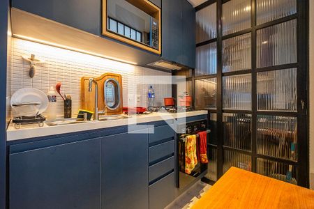 Sala/Cozinha de apartamento à venda com 1 quarto, 71m² em Paraíso, São Paulo