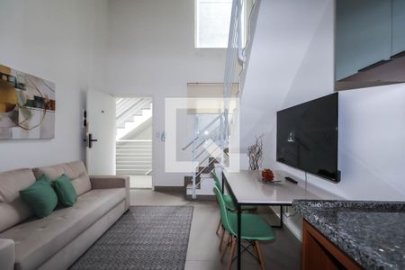 Sala e Cozinha de apartamento para alugar com 1 quarto, 34m² em Ipiranga, São Paulo