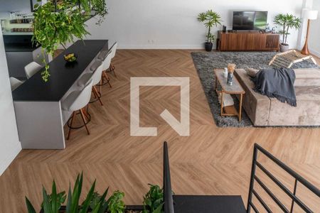 Sala de casa de condomínio à venda com 3 quartos, 448m² em Pedra Redonda, Porto Alegre