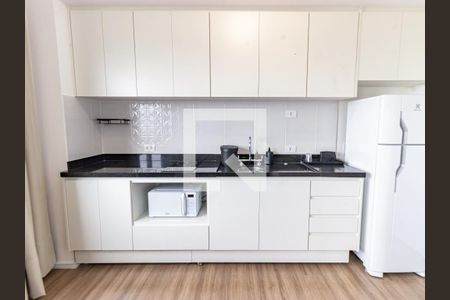 Cozinha de apartamento para alugar com 1 quarto, 26m² em Belenzinho, São Paulo