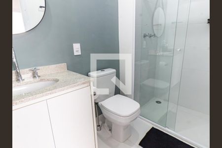 Banheiro de apartamento para alugar com 1 quarto, 26m² em Belenzinho, São Paulo