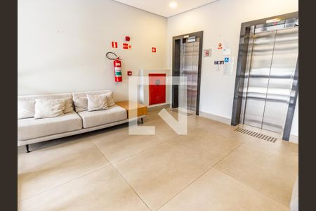 Área comum - Hall de apartamento para alugar com 1 quarto, 26m² em Belenzinho, São Paulo