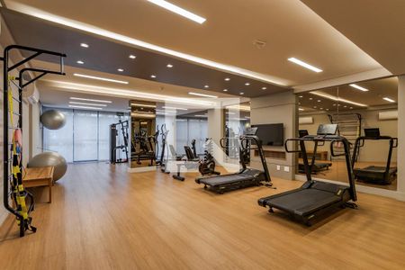 Área comum - Academia de apartamento à venda com 2 quartos, 56m² em Cristo Redentor, Porto Alegre