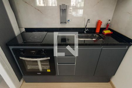 Cozinha de apartamento para alugar com 1 quarto, 35m² em Consolação, São Paulo