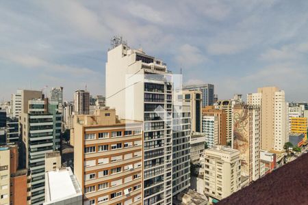 Varanda da Sala de apartamento para alugar com 1 quarto, 35m² em Consolação, São Paulo
