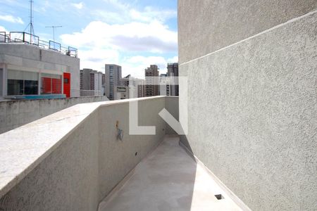 Varanda  de apartamento à venda com 1 quarto, 59m² em Lourdes, Belo Horizonte