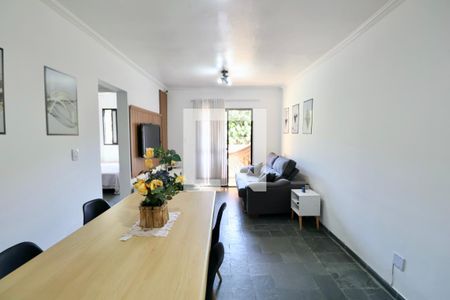 Sala de apartamento para alugar com 2 quartos, 103m² em Vila Julia, Guarujá