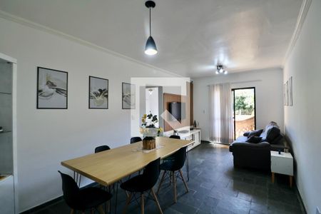 Sala de apartamento para alugar com 2 quartos, 103m² em Vila Julia, Guarujá