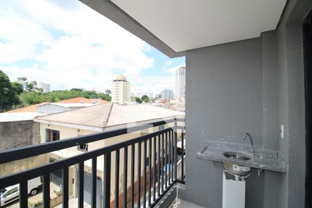 Varanda da Sala/Cozinha de apartamento para alugar com 1 quarto, 30m² em Tucuruvi, São Paulo