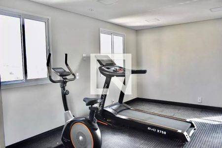 Área comum - Academia de apartamento para alugar com 1 quarto, 27m² em Vila da Saúde, São Paulo