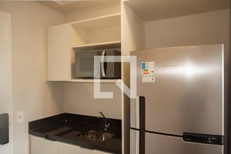 Cozinha de kitnet/studio à venda com 1 quarto, 26m² em Vila Clementino, São Paulo
