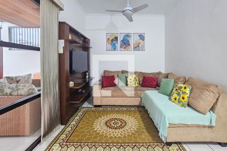 Sala de apartamento para alugar com 3 quartos, 167m² em Jardim Las Palmas, Guarujá