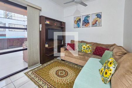Sala de apartamento para alugar com 3 quartos, 167m² em Jardim Las Palmas, Guarujá