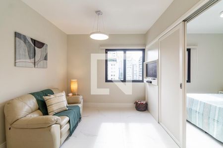 Sala de apartamento para alugar com 1 quarto, 33m² em Jardim Paulista, São Paulo