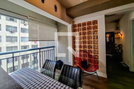 Varanda da Sala de apartamento à venda com 2 quartos, 49m² em Liberdade, São Paulo