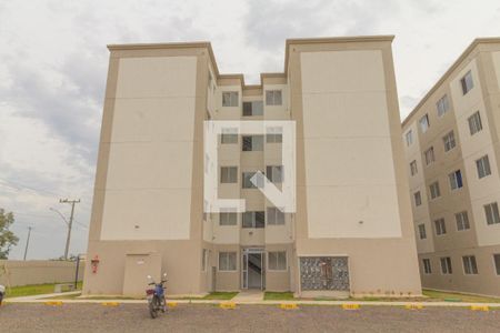 Fachada do bloco de apartamento para alugar com 2 quartos, 41m² em Mato Grande, Canoas