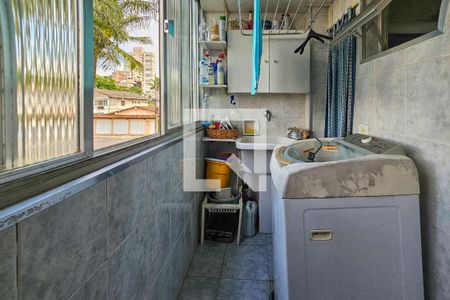 Área de serviço de apartamento para alugar com 3 quartos, 110m² em Balneario Cidade Atlantica, Guarujá