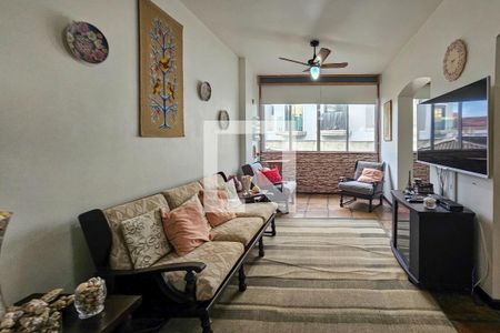 Sala de apartamento para alugar com 3 quartos, 110m² em Balneario Cidade Atlantica, Guarujá