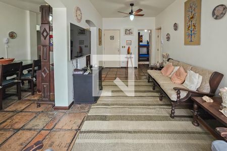 Sala de apartamento para alugar com 3 quartos, 110m² em Balneario Cidade Atlantica, Guarujá