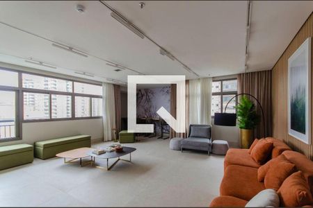 Living de kitnet/studio à venda com 1 quarto, 22m² em Paraíso, São Paulo