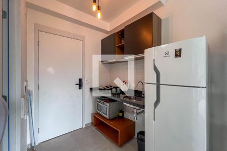 Cozinha de kitnet/studio para alugar com 1 quarto, 22m² em Paraíso, São Paulo