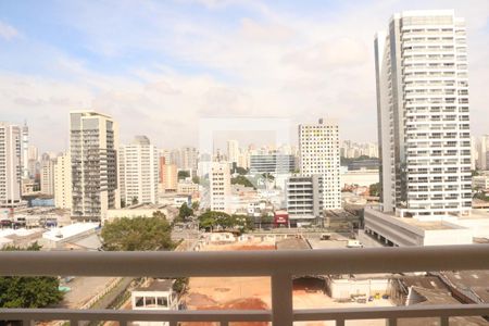 Varanda Sala e Cozinha Integrada de apartamento para alugar com 1 quarto, 26m² em Barra Funda, São Paulo