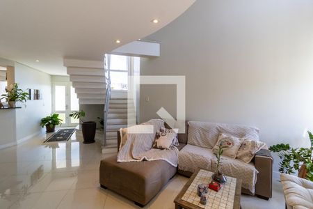 Sala de casa de condomínio à venda com 3 quartos, 400m² em Vila Nova, Porto Alegre